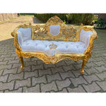 Load image into Gallery viewer, Royal Teak Wood Carved Couch – Premium Handmade Wooden Sofa for Elegant Living
