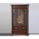 Load image into Gallery viewer, Deluxe Wooden Teak Bookshelf – Intricately Hand Carved &amp; Timeless

