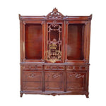 Load image into Gallery viewer, Regal Teak Wood Almirah – Hand-Carved Artistry for Elegant Homes
