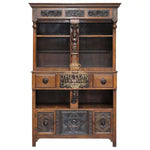 Load image into Gallery viewer, Indian Heritage Hand Carved Teak Bookshelf – Stunning &amp; Unique
