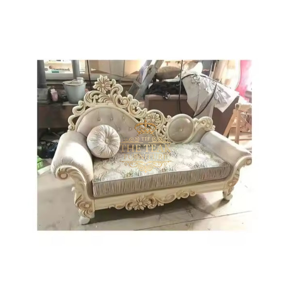 Regal Indian Wooden Sofa Set – A Classic Fusion of Heritage and Sophistication