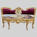 Load image into Gallery viewer, Handmade Teak Wood Couch – Elegant Carved Wooden Sofa for Lavish Interiors
