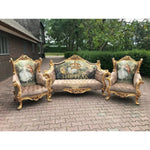 Load image into Gallery viewer, Luxury Hand-Carved Sofa Set – A Centerpiece for Elegant Living Rooms
