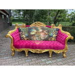 Load image into Gallery viewer, Designer Teak Hand-Carved Couch – Timeless Solid Wood Furniture Piece
