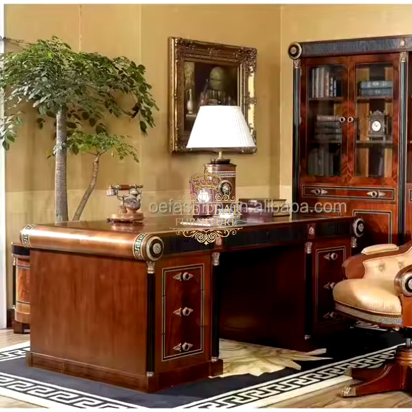 Exquisite Hand-Carved Teak Work Desk – Sturdy, Artistic & Built to Last