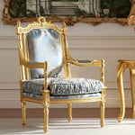 Load image into Gallery viewer, Luxury Hand-Carved Teak Chair – Perfect for Upscale Bedrooms
