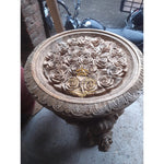 Load image into Gallery viewer, Handcrafted Teak Wooden Coffee Table – Artistic Carvings &amp; Durable Elegance
