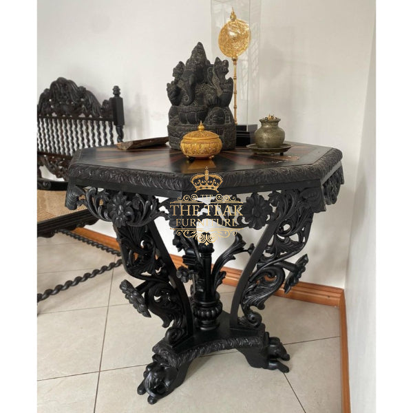 Luxury Handcrafted Teak Coffee Table – Premium Hardwood & Timeless Elegance