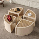 Load image into Gallery viewer, Authentic Teak Coffee Table – Hand Carved with Traditional Craftsmanship
