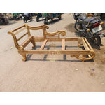 Load image into Gallery viewer, Superior Handcrafted Teak Wooden Sofa – Timeless Solid Wood Seating
