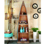 Load image into Gallery viewer, Vintage Carved Teak Bookshelf – Handmade with Exquisite Detailing
