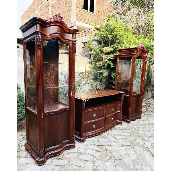 Classic Indian Teak Almirah – Handcrafted with Vintage Charm
