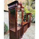 Load image into Gallery viewer, Bespoke Hand-Carved Teak Wood Crockery Cabinet – A Timeless Treasure
