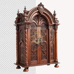 Load image into Gallery viewer, Handmade Teak Wood Wardrobe – Masterpiece of Traditional Craftsmanship
