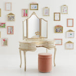 Load image into Gallery viewer, Designer Royal Dressing Table – Solid Teak Handmade Perfection
