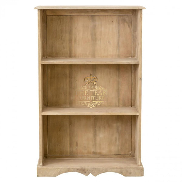 Regal Teak Bookshelf – Artisan Hand Carved with Grand Appeal