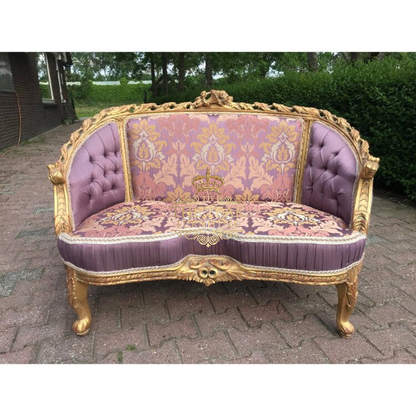 Artisan Teak Wood Carved Sofa – Exquisite Detailing, Timeless Luxury