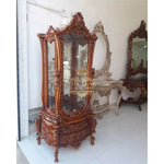 Load image into Gallery viewer, Classic Wooden Crockery Almirah – Solid Teak &amp; Exquisite Carvings
