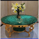 Load image into Gallery viewer, Premium Hand Carved Teak Coffee Table – Luxurious Craftsmanship &amp; Timeless Design
